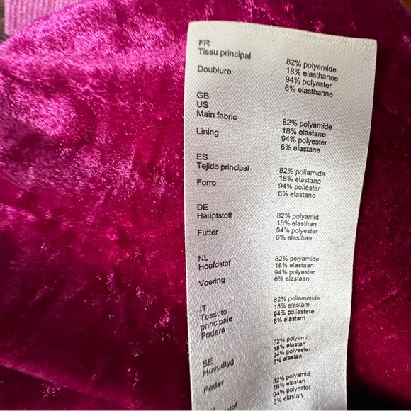 MAJE velvet mini dress size 38 perfect like new condition - Picture 9 of 10